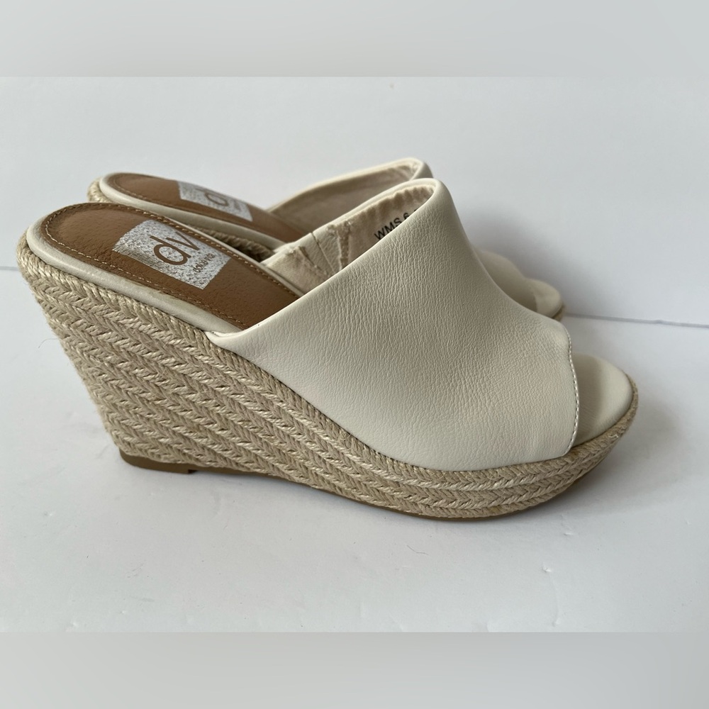 dolce vita espadrille mules with wedge heel vegan leather